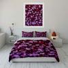 Pink and purple flowers. Bedding sets Duvet cover sets Duvet covers Pillowcases(1 * Duvet Cover 2 * Pillowcases without duvet insert)