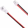 YFFSFDDC 20 Pairs JST 1.25mm 15cm Pitch 2-Pin Connector with Cable, Male To Female Extension Cable, Tin Plated, for RC LiPo Battery and Helicopter