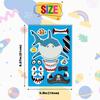 Animal Friends Cute Cartoon Puzzle Stickers For Kids Fun Interactive Learning Pack 48 Of