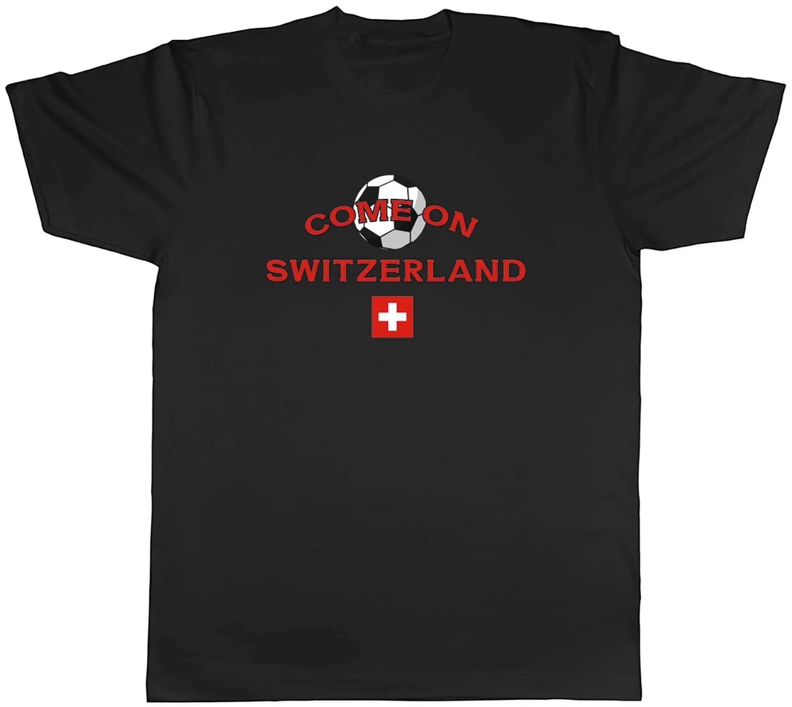 Mens T Shirt Switzerland Football Come On Sports Unisex Tee Gift XXXXL