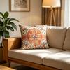 Boho Throw Pillow Covers, 18 x 18 Inch Bohemia Ethnic Style Cushion Case, Decorative Pillowcase for Sofa Couch