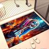Harley Quinn Joker Print Rug, Washable Floor Carpet, For Entryway Dorm Laundry Room Office Study, Home Decor Birthday Christmas Gift