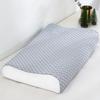 Summer Ice Silk Latex Pillowcase for Kids Breathable Memory Foam Pillow Cover 30x50 40x60 Double Sided Zipper Design