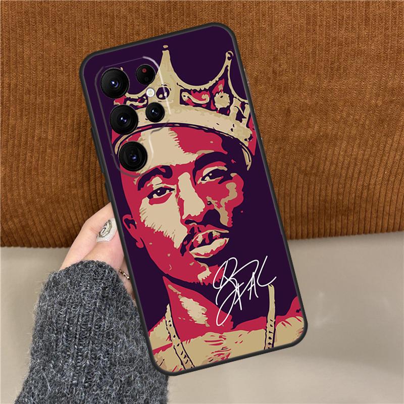 Tupac Shakur Phone Case For Samsung Galaxy S25 Ultra S9 S10 Plus S20 FE S21 S22 S23 S24 Ultra Back Cover