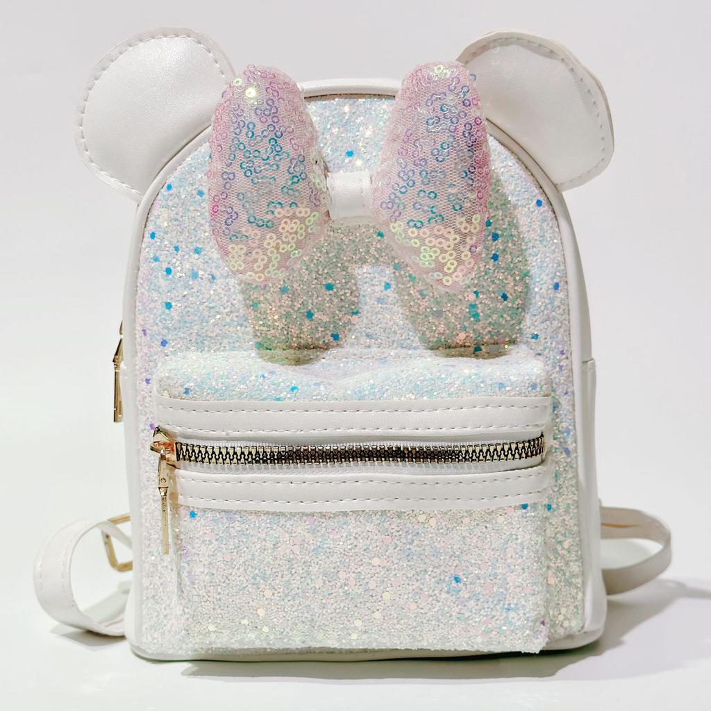 Bling Kids Backpacks Princess Bags for Girls Schoolbag Bow Knot Baby Kindergarten Backpack Toddler Shoulders Bag Children Gift