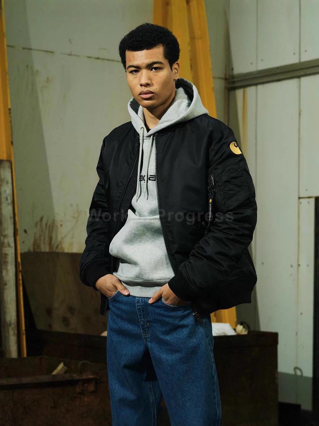 

CW Kaha x iMA1 Co-Branded American Style Padded Flight Jacket L чорний