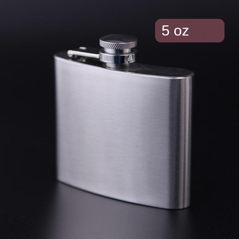 304 Edelstahl Verdickte Flachmann Genießen Sie jederzeit Tragbarer Flachmann Kleine Mini-Bar Must-Have Alkohol Trauzeugen Geschenke