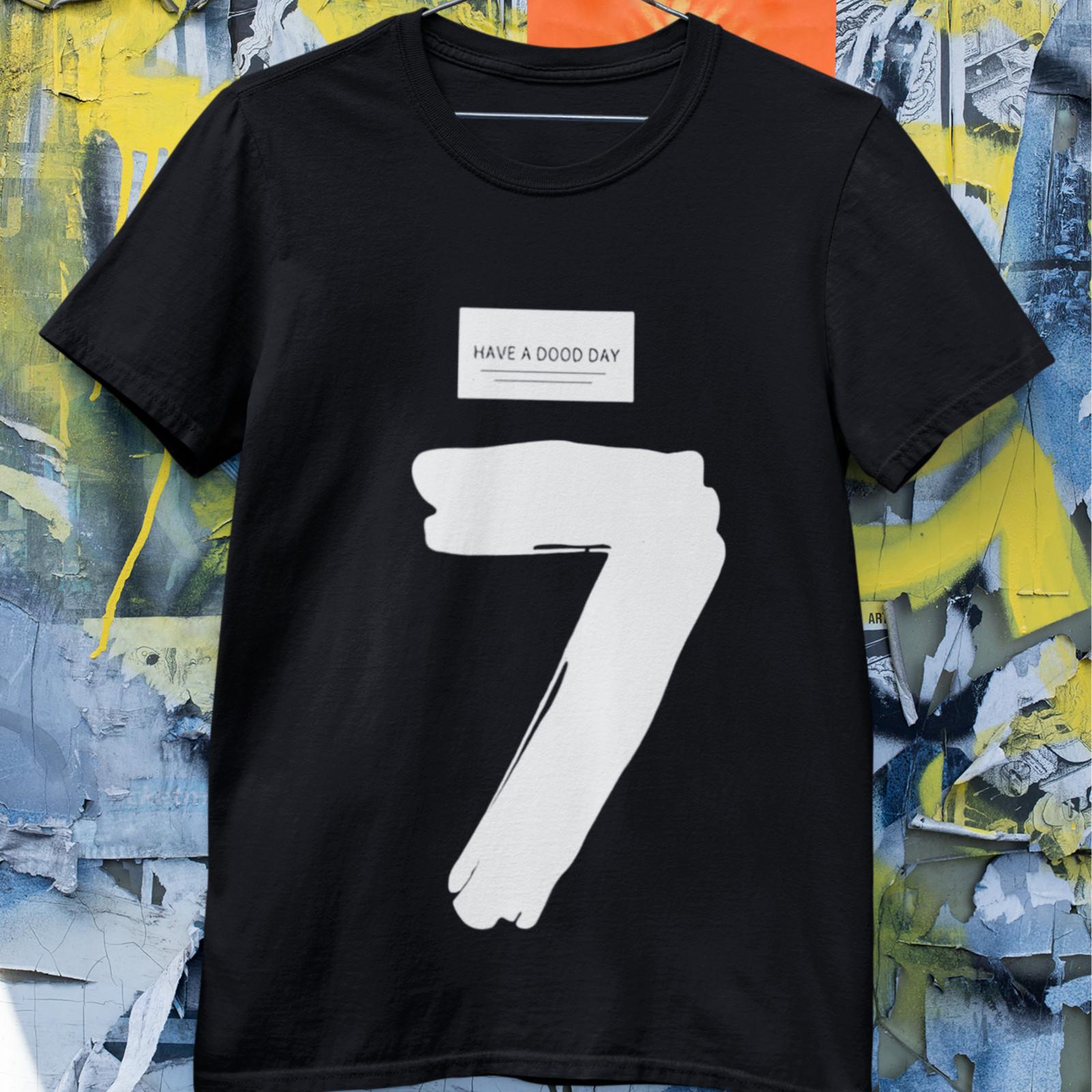 Have a Good Day 7 Graphic T-Shirt Minimalist Streetwear Tee M