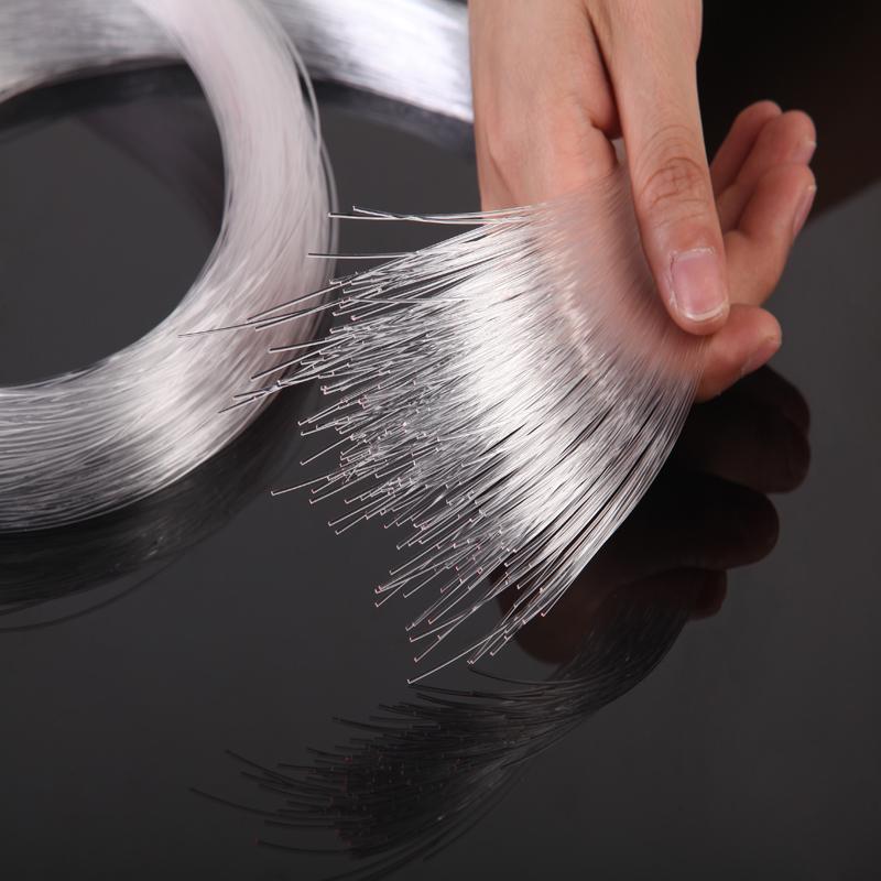 PMMA Optical Fiber Light-Emitting Strands for Decorative Illumination