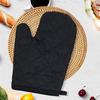 Polyester Heat-Insulating Oven Gloves - Essential for Barbecue & Household Use