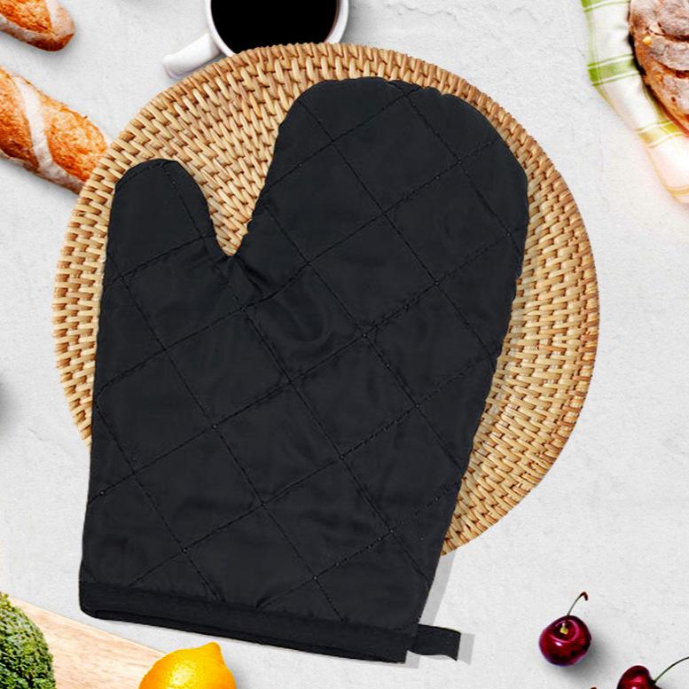 Polyester Heat-Insulating Oven Gloves - Essential for Barbecue & Household Use
