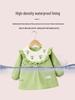 Waterproof Corduroy Smock Bib for Girls - Autumn/Winter Stylish Reversible Design