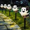 Solar Halloween Ghost Pathway Light IP44 Waterproof Weather-Resistant Auto On/Off
