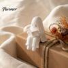 Small Shelf Sitter Ghost Reading Book Halloween Decoration, 3D Printed Statue, Unique Bookshelf Figurine Cute Spooky Sitting for Bookshelf,