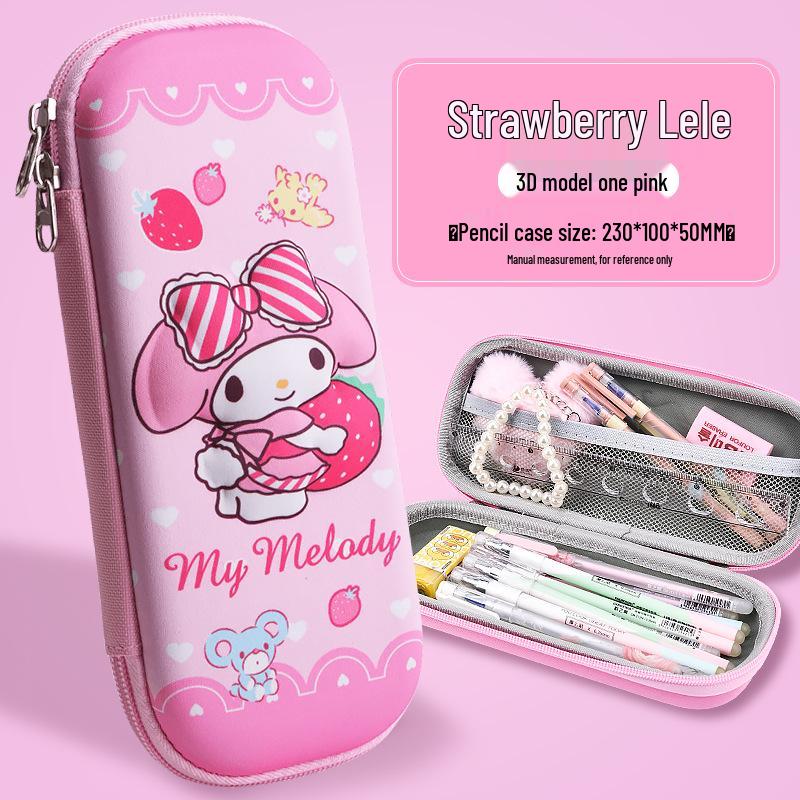 3D Large Capacity EVA Pencil Case for Kids - Multifunctional Storage Bag for Boys and Girls