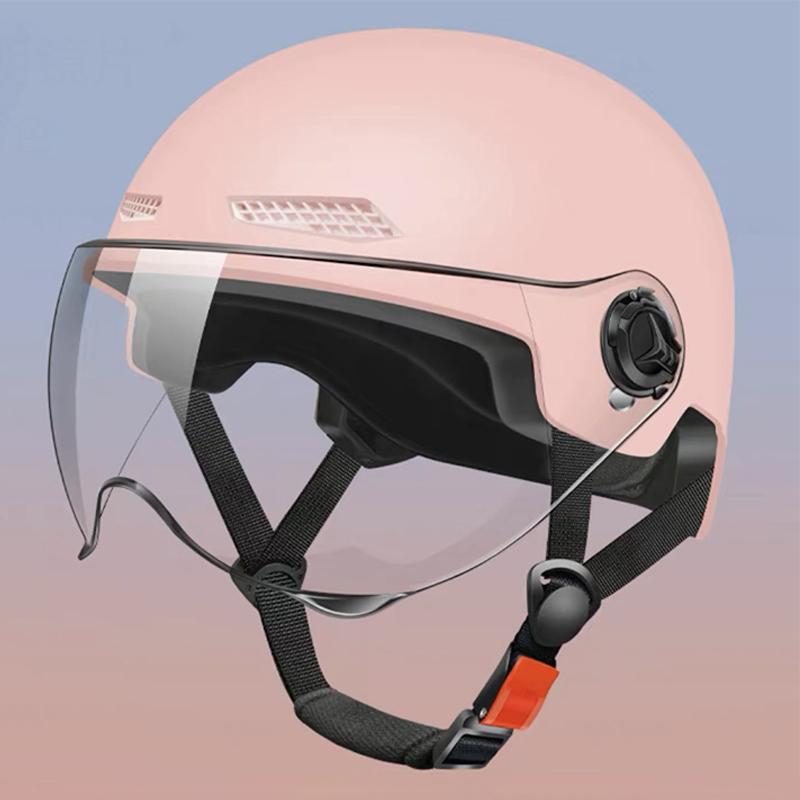 

Велосипедный защитный шлем Мужской и женский Взрослый Детский Мультяшный Электрический велосипед Мотоцикл Полушлем с очками