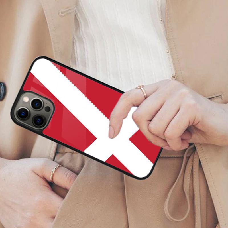 Denmark Flag Phone Magnetic Phone Case For APPLE iPhone 17 Air 16 14 13 12 Pro Max 15 Plus Wireless Charge With MagSafe Cover