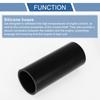 X AUTOHAUX 1pcs 45mm/1.77" Inner Diameter 127mm/5" Length 0 Degree Black Car Silicone Hose Hose Universal