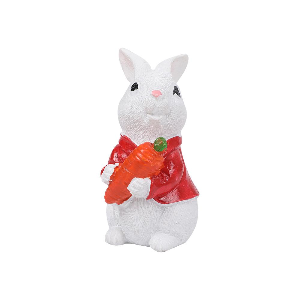 European Halloween Rabbit Resin Ornament for Garden, Courtyard, or Window Sill Décor