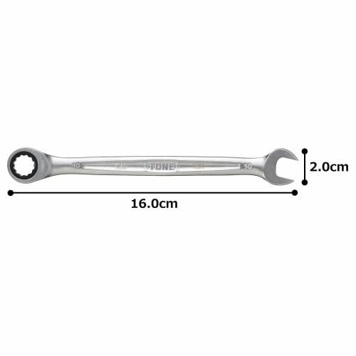 Tone RM-10 Ratchet Wrench, 10mm Width