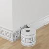 Gerollte selbstklebende Sockelleisten-Zierleiste - Kollisionssicher, wasserdicht, Wand-Taillenband-Aufkleber für Wohnzimmer, Schlafzimmer, Heimdekoration