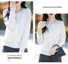 2025 Spring Women's Round Neck Velvet Cardigan Sweater