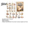 Cute Cat Themed Hanging Ornaments Includes 24 Advent Calendar Pendants Ragdoll Kitten Acrylic Keychain Charms