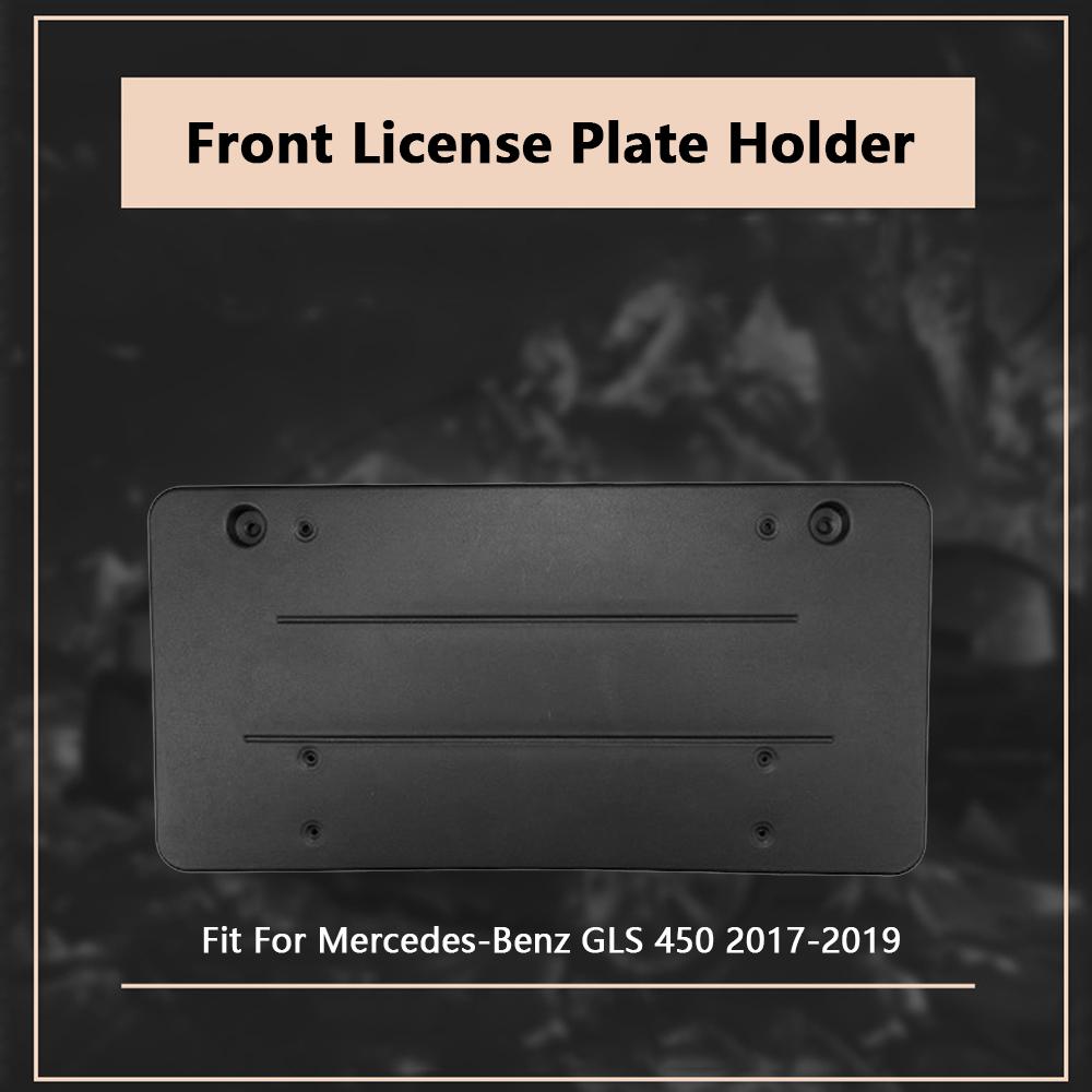 1668852881 für 2017-2019 Mercedes-Benz Gls450 Vorderen Stoßfänger Kennzeichen Tag Montage Halterung