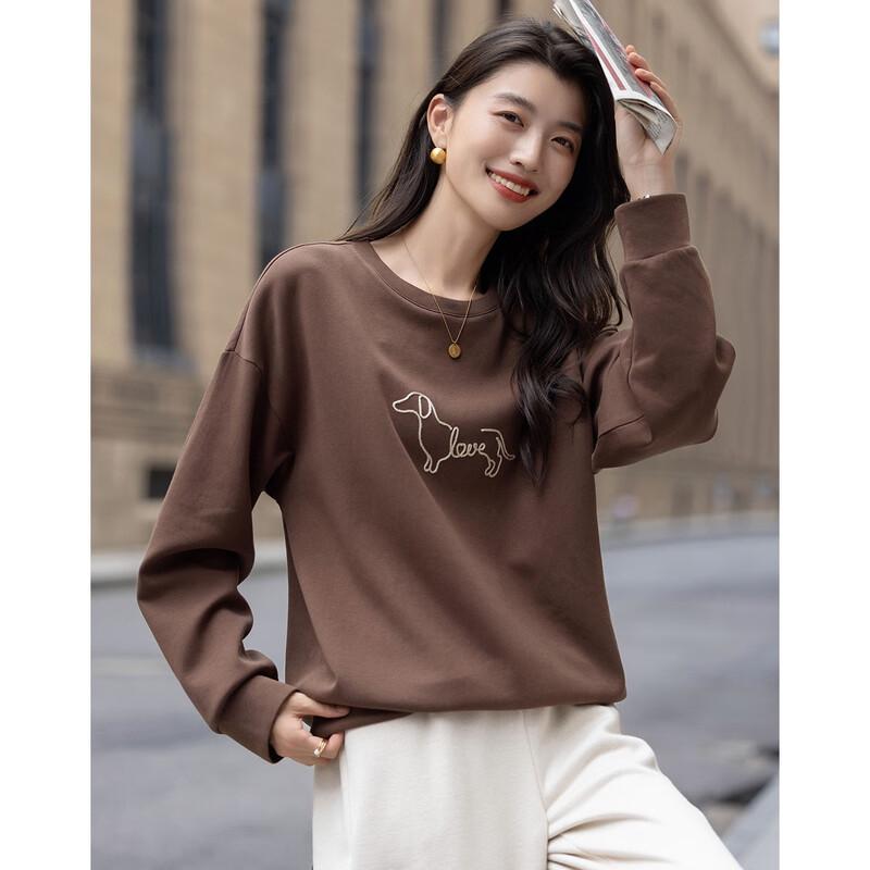 Demana Women's Embroidered Air Layer Sweatshirt