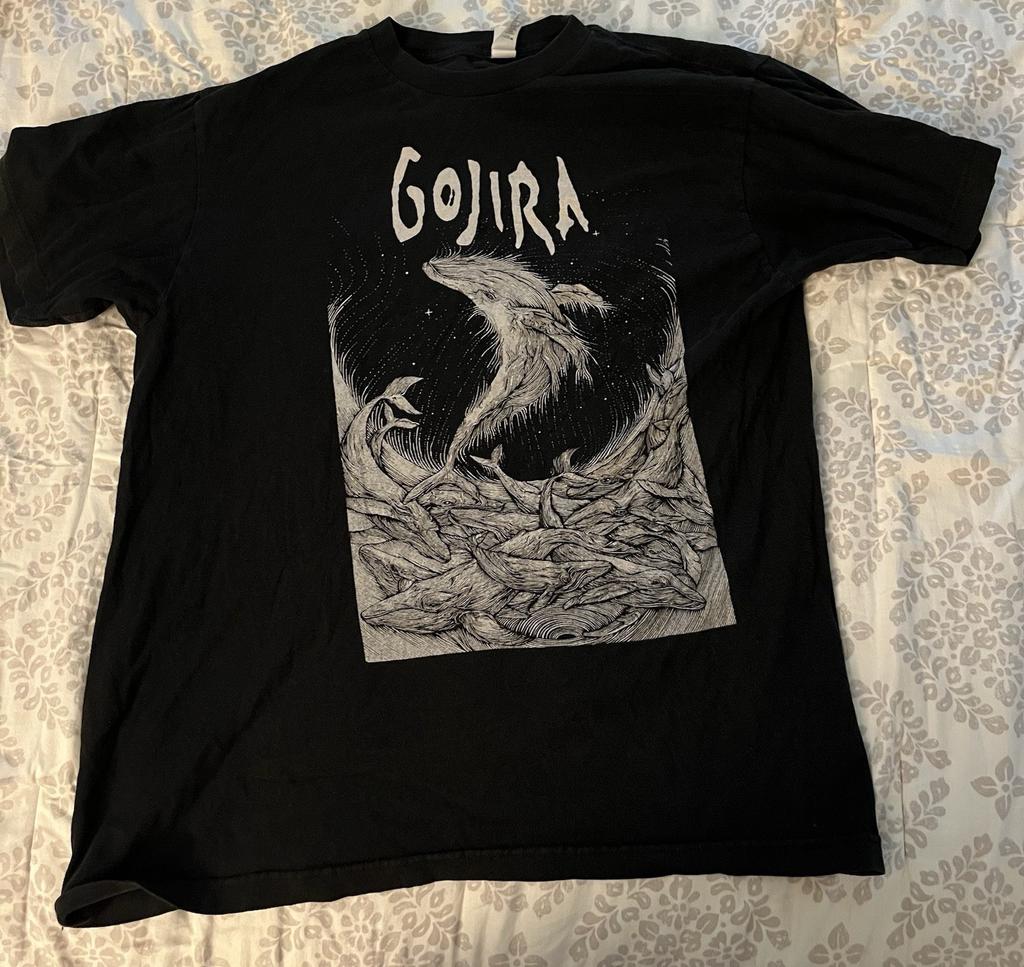 Collection Gojira Band Short Sleeve Black- Large Unisex T-Shirt