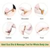 Lymphatic Drainage Massager Wooden Massage Tools Body Gua Sha Paddle for Muscle Release Pain Relief Trigger Point Deep Tissue