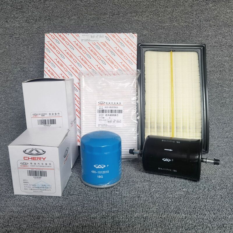 Air Filter J69-1109111 Cabin Filter A13-8107915 Oil Filter 480-1012010 Fuel Filter B14-1117110 for Chery DR2 Tiggo 2 Tiggo 3X