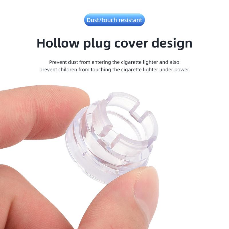 2025 New Car Cigarette Lighter Dust Cover Dustproof Decoration Cap For New Skoda Octavia Kodiaq Fabia Superb Karoq Yeti Rapid Mk
