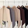 Versatiles Knitted Shawl Light weight Capes Fashionable Breathable Ponchos Warm Winter Accessory
