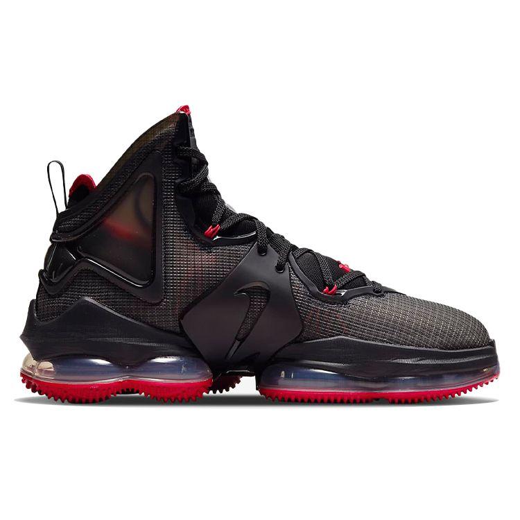 Nike LeBron 19 Bred Men Sneakers Black University-Red CZ0203-001