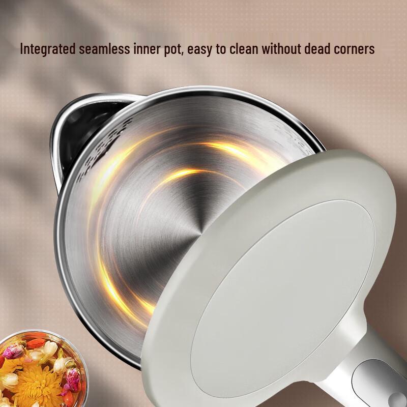 Midea 1.7L 316L Stainless Steel Double-Layer Anti-Scald Electric Kettle CN plug (adapter included)