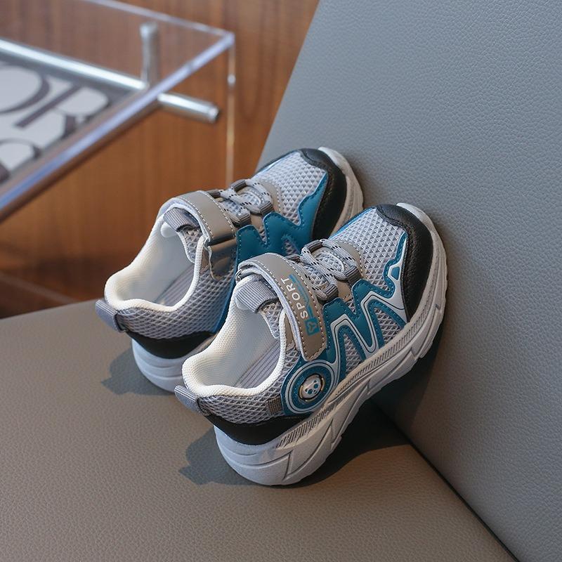 Frühlings-Kinder-Mesh-Laufschuhe, rutschfest, Sportschuhe