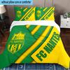 3PCS Fc Nantes Crest Design Printed Bedding Set, Includes A Duvet Cover and Two Pillowcases for Bedroom, Suitable for All Seasons