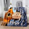 3D Grizzy and The Lemmings Cartoon Blanket,Soft Throw Blanket for Home Bedroom Bed Sofa Picnic Travel Office Cover Blanket Kids