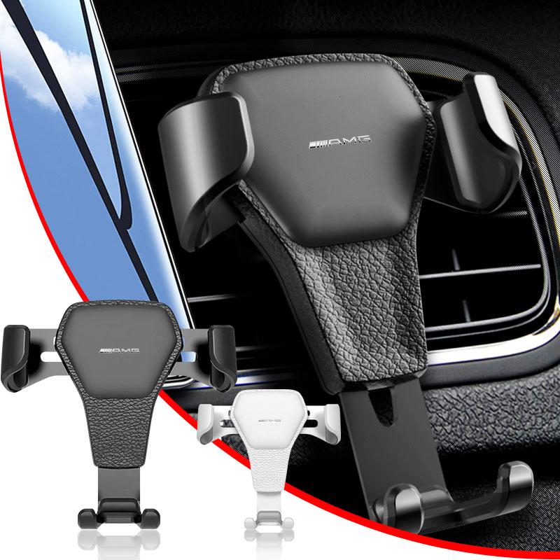 Gravity Car Phone Holder Smartphone Navigation GPS Holder Accessories Caps For Mercedes Benz AMG W204 W213 W205 W211 W212 W176