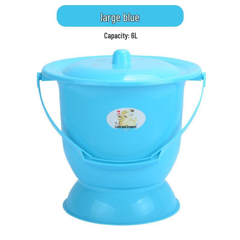 Women's Indoor Urinal with Lid for Night Use - Suitable for Rural, Elderly, and Children