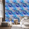 Wallpaper Ink blue, azure, purple and light gray 50x1000