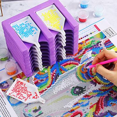 Organization Plastic Convenient Multi-Boat Diamond Painting Art Tools Tray Tower Diamond Painting Holder