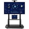 Floor-Standing LCD TV Cart with Movable Stand and Wall Mount