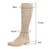 European and American hollow breathable suede high top cycling boots  new women's cool boots western boots