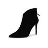 Fashion NEW Autumn Women Boots Genuine Leather Shoes for Women Pointed Toe Thin Heel Shoes Super High Heel Boots Daily Shoes Ankle Boots
