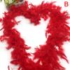 2m Feather Boa Christmas Tree Decoration White Feather Boa Ribbon Feathers Dress Garland Decorative Feathers Wedding Shawl C2W6
