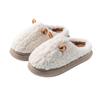 Thick-Soled Non-Slip Winter Plush Cotton Slippers for Indoors