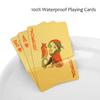 Premium Gold Water Repellent Playing Cards Great for Poker Parties and Games Halloween/Thanksgiving Christmas Gifts