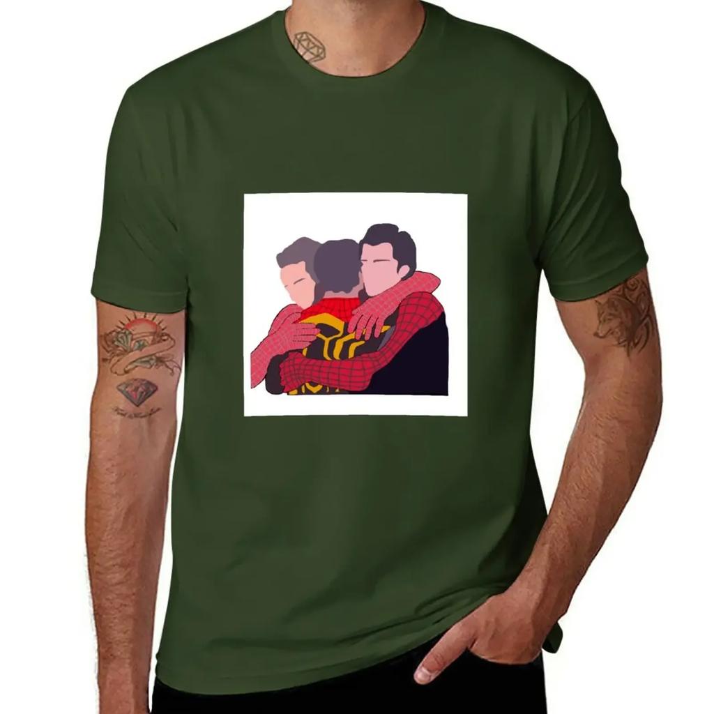 Spidey Hug T-Shirt oversizeds blanks men graphic t shirts
